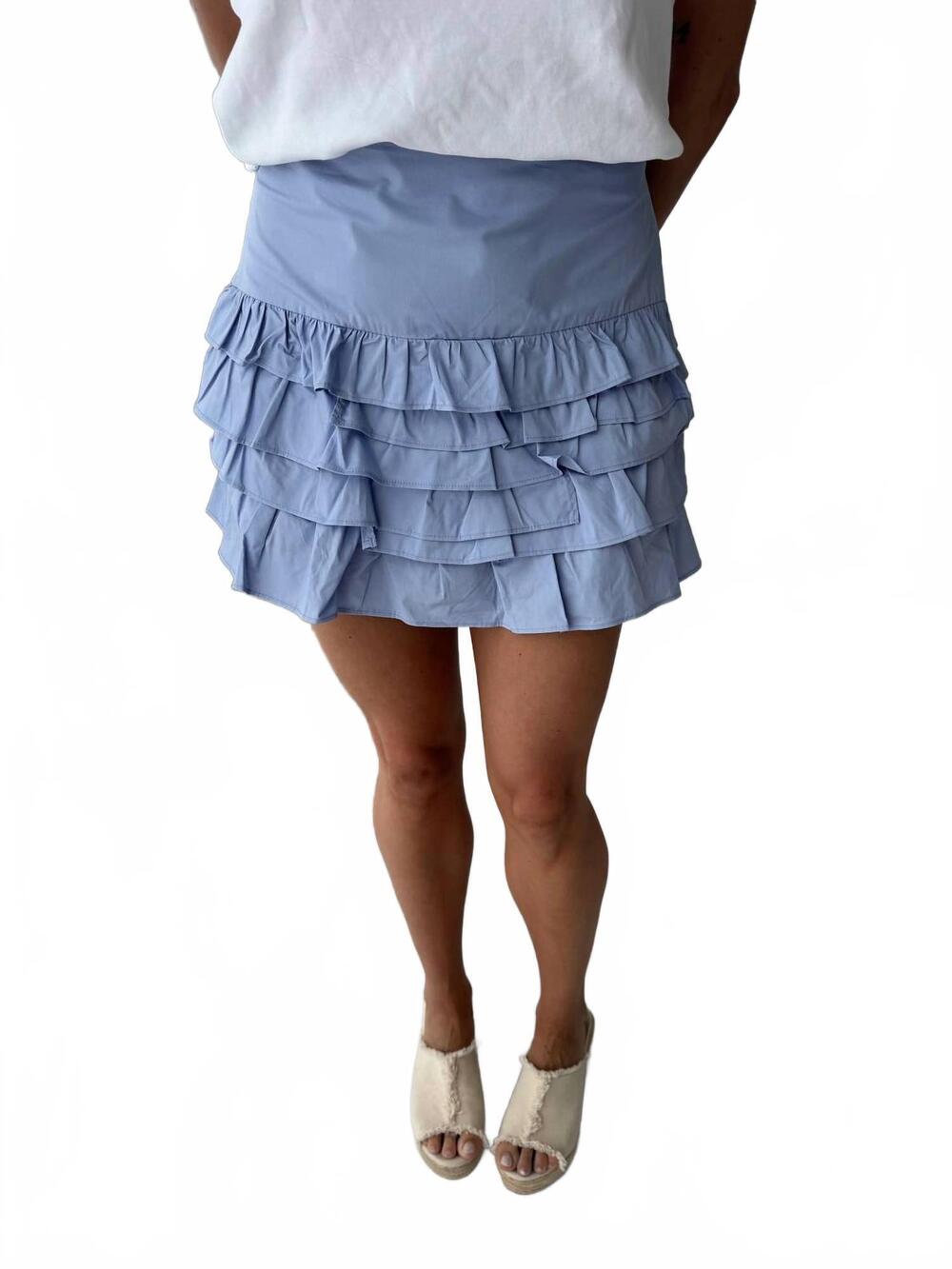 NEW DAY + MOON avery skirt in blue